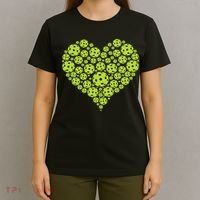 Pickleball Heart Professional Pickleball Game T-Shirt thumb 4