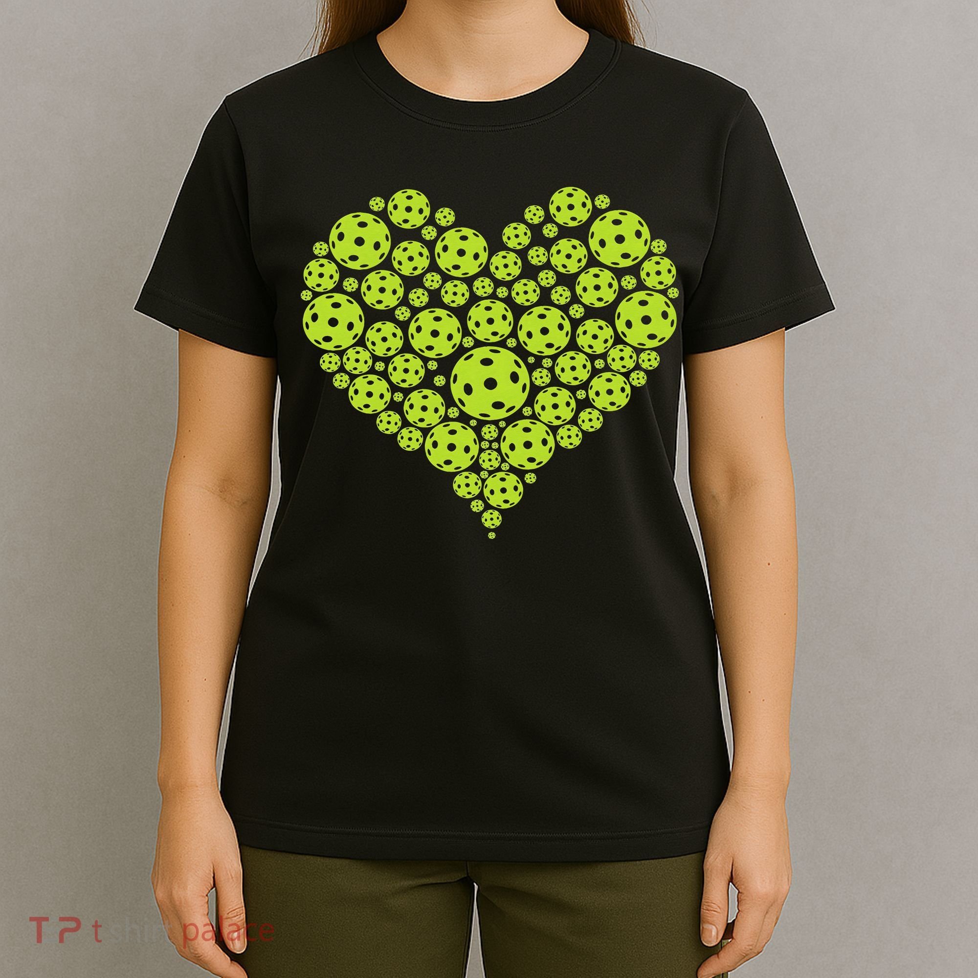 Pickleball Heart Professional Pickleball Game T-Shirt