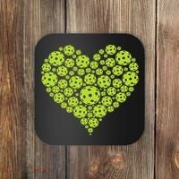 Pickleball Heart Professional Pickleball Game Coaster thumb 0