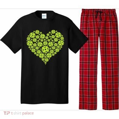 Pickleball Heart Professional Pickleball Game Pajama Set