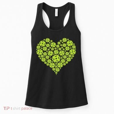 Pickleball Heart Professional Pickleball Game Women's Tank Top