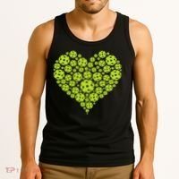 Pickleball Heart Professional Pickleball Game Tank Top thumb 3