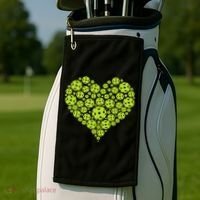 Pickleball Heart Professional Pickleball Game Golf Towel thumb 2