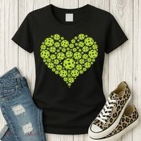 Pickleball Heart Professional Pickleball Game Women's T-Shirt thumb 3