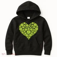 Pickleball Heart Professional Pickleball Game Kids Hoodie thumb 0