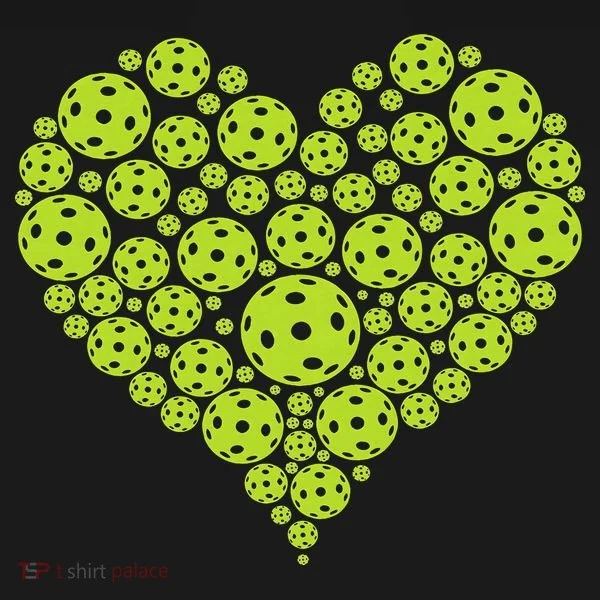 Pickleball Heart Professional Pickleball Game Kids Long Sleeve Shirt