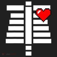 Pixelated Heart Pixel Skeleton Costume Halloween Gaming Women's Sweatshirt thumb 2
