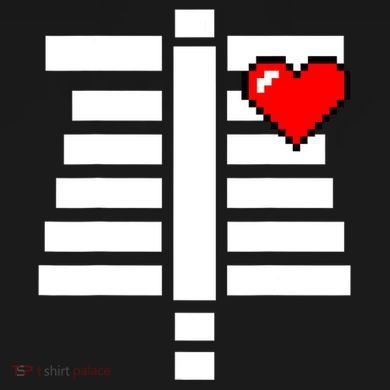 Pixelated Heart Pixel Skeleton Costume Halloween Gaming Flexfit Unipanel Trucker Cap