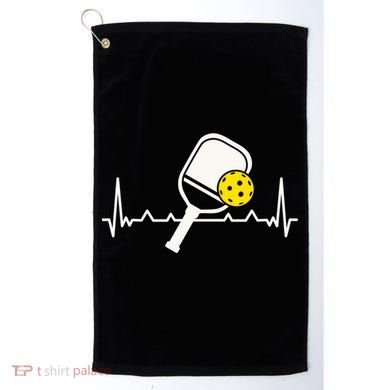 Pickleball Heartbeat Paddleball Gift Racket Singles Doubles Sport Gift Golf Towel