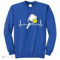 Pickleball Heartbeat Paddleball Gift Racket Singles Doubles Sport Gift Sweatshirt thumb 0