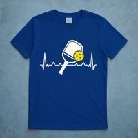 Pickleball Heartbeat Paddleball Gift Racket Singles Doubles Sport Gift T-Shirt thumb 5