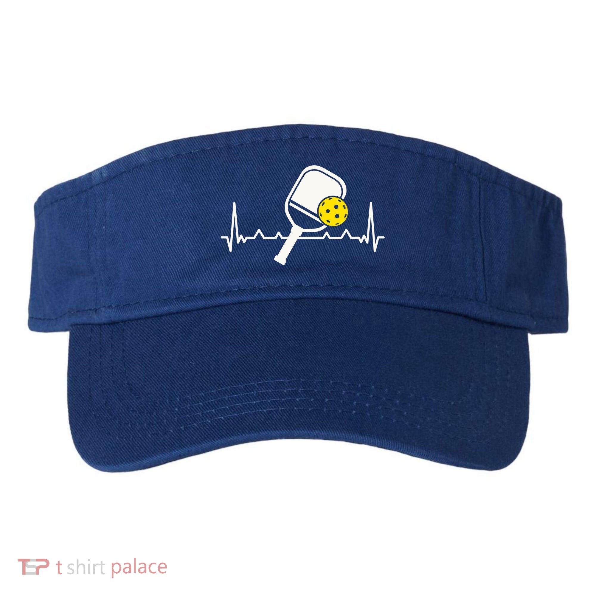 Pickleball Heartbeat Paddleball Gift Racket Singles Doubles Sport Gift Visor