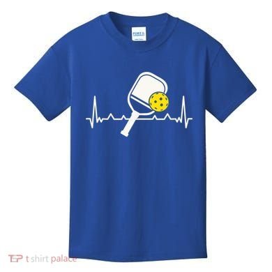 Pickleball Heartbeat Paddleball Gift Racket Singles Doubles Sport Gift Kids T-Shirt