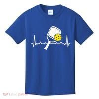 Pickleball Heartbeat Paddleball Gift Racket Singles Doubles Sport Gift Kids T-Shirt thumb 0
