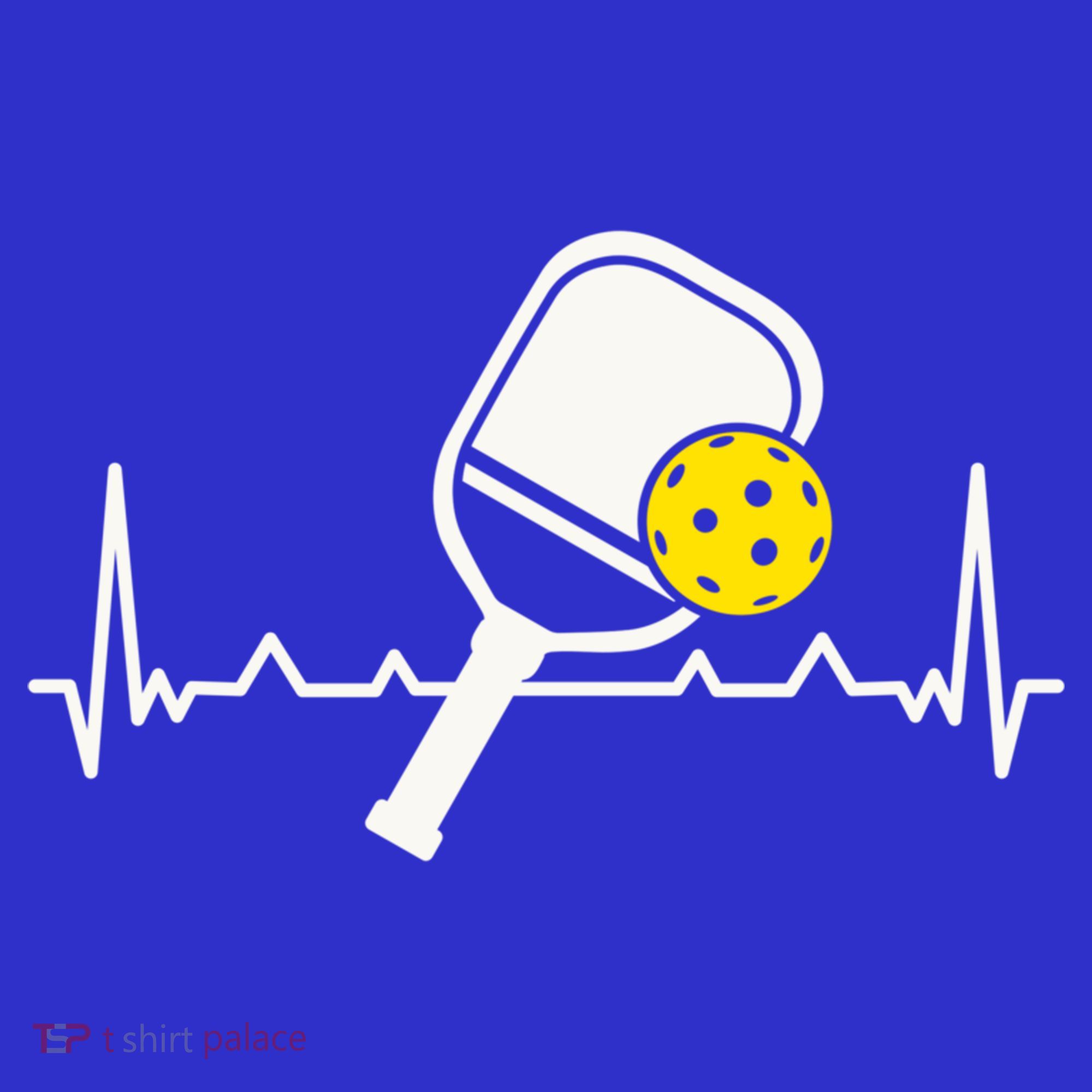 Pickleball Heartbeat Paddleball Gift Racket Singles Doubles Sport Gift Kids T-Shirt