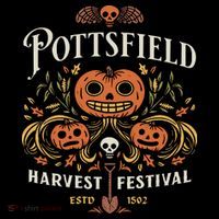 Pottsfield Halloween Button thumb 1