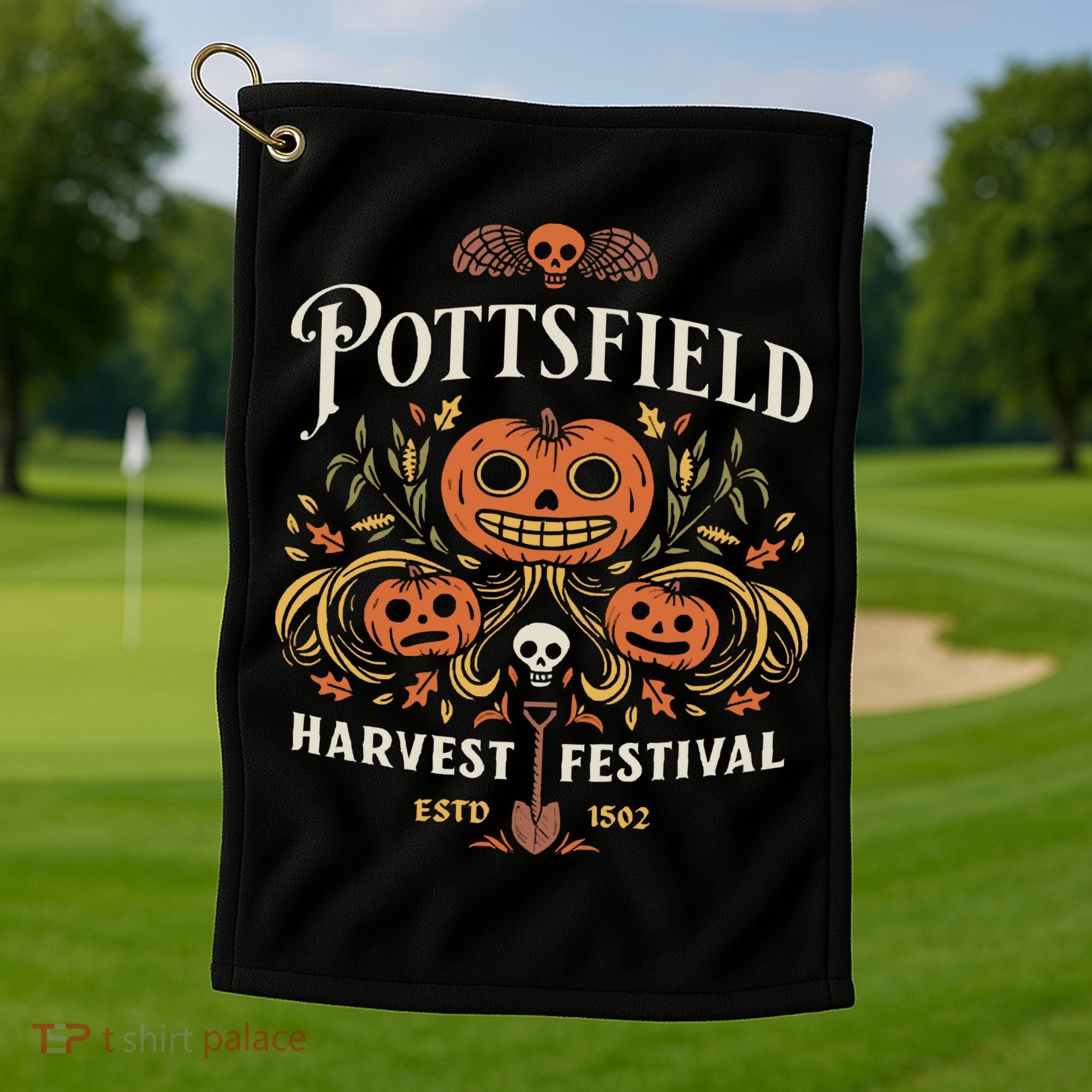 Pottsfield Halloween Golf Towel
