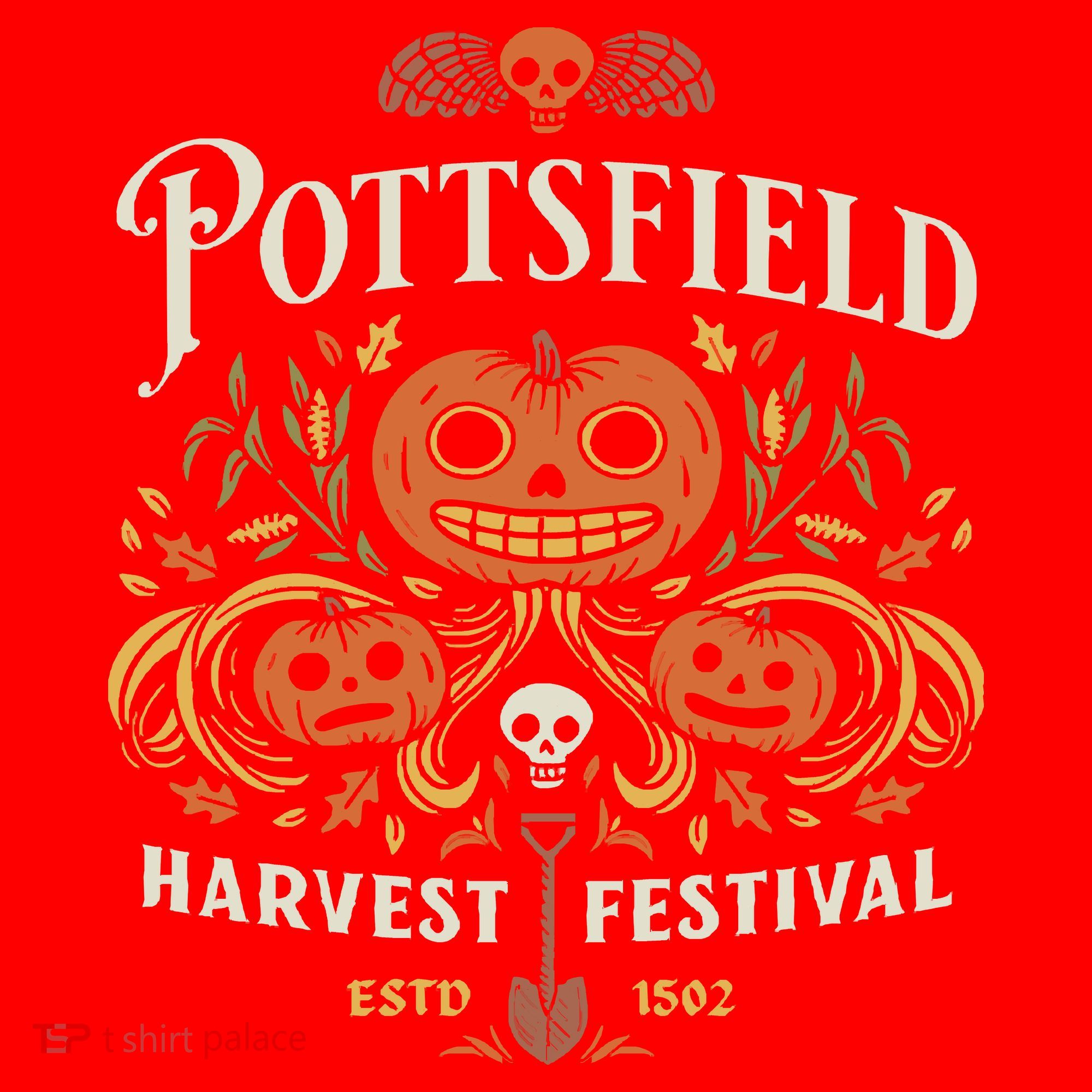Pottsfield Halloween Santa Hat