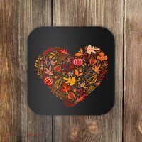 Pumpkin Heart Coaster thumb 0