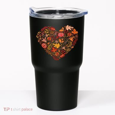 Pumpkin Heart Tumbler