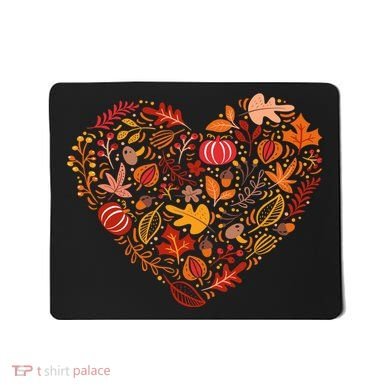 Pumpkin Heart Mousepad