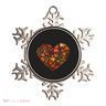 Pumpkin Heart Ornament