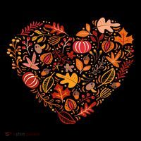 Pumpkin Heart Ornament thumb 1