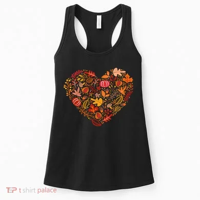 Pumpkin Heart Women's Tank Top