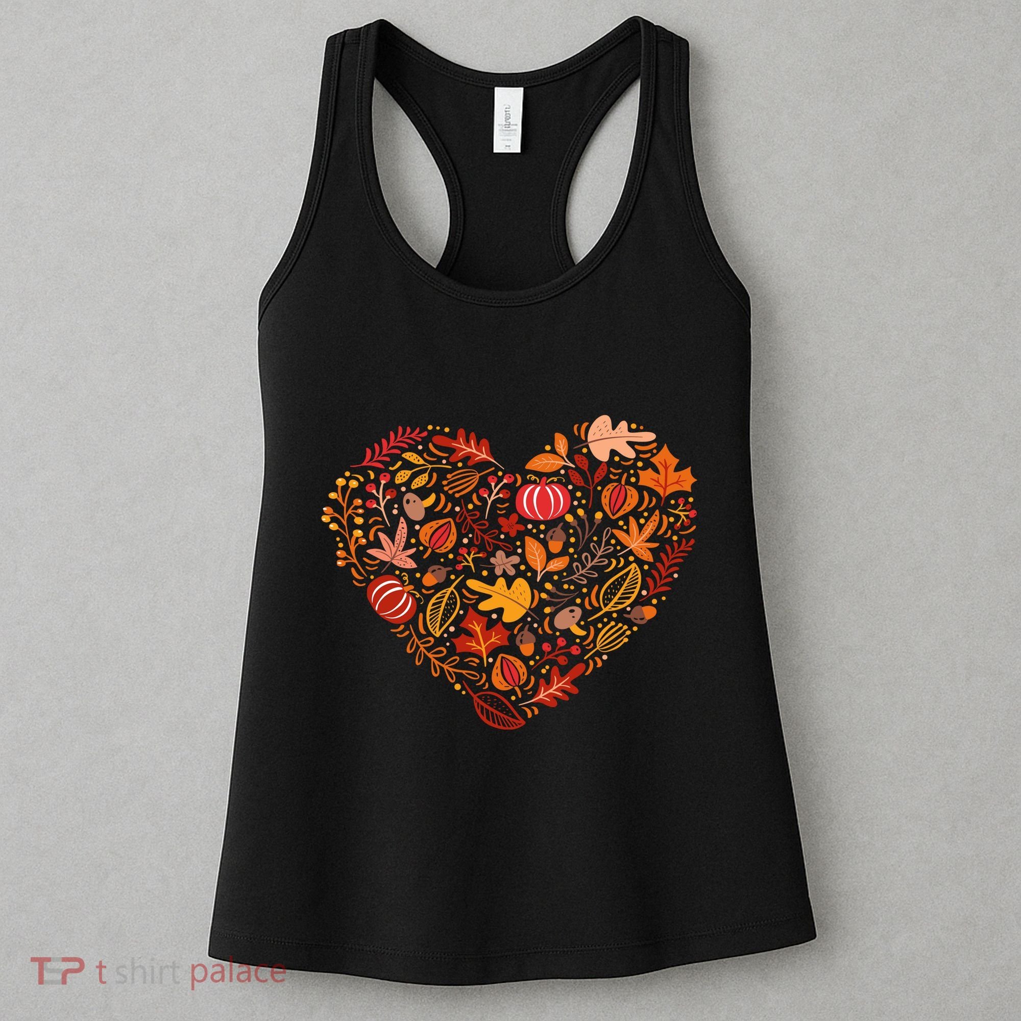 Pumpkin Heart Women's Tank Top