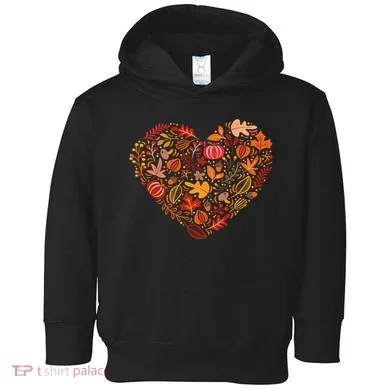Pumpkin Heart Toddler Hoodie