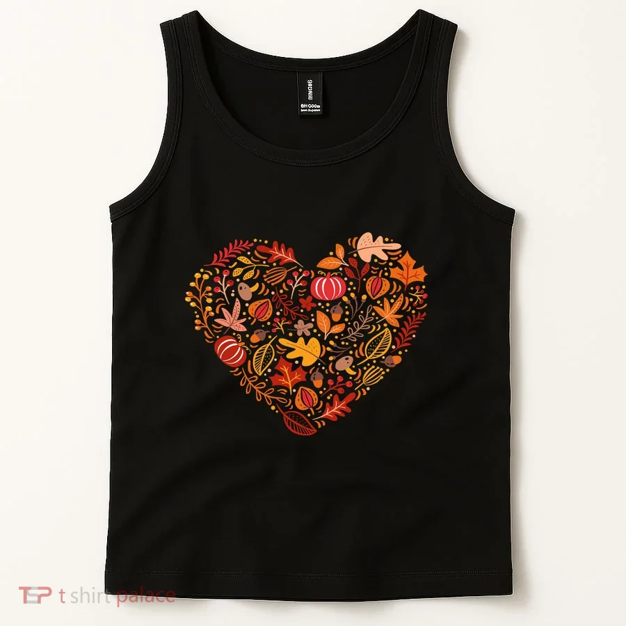 Pumpkin Heart Tank Top