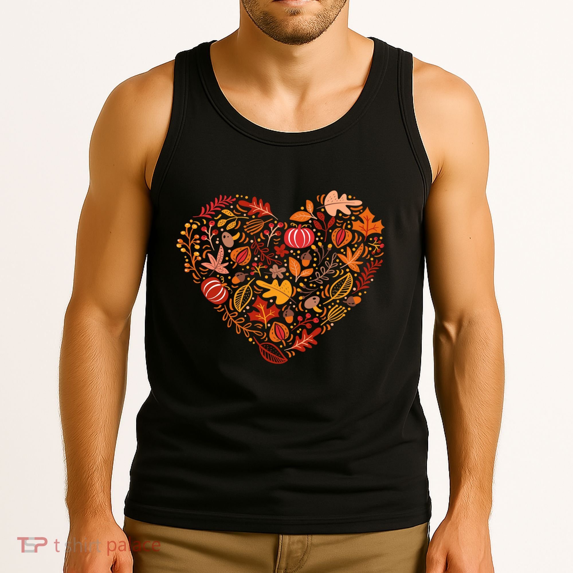 Pumpkin Heart Tank Top