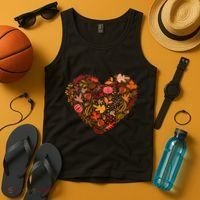 Pumpkin Heart Tank Top thumb 4