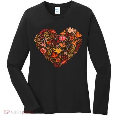 Pumpkin Heart Women's Long Sleeve Shirt