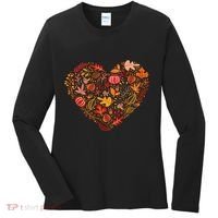 Pumpkin Heart Women's Long Sleeve Shirt thumb 0
