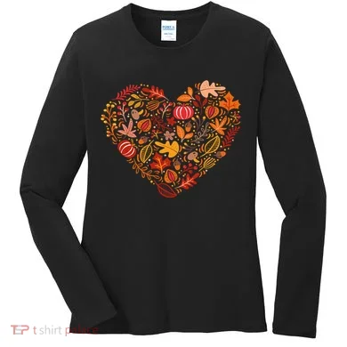 Pumpkin Heart Women's Long Sleeve Shirt