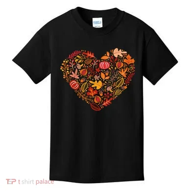 Pumpkin Heart Kids T-Shirt