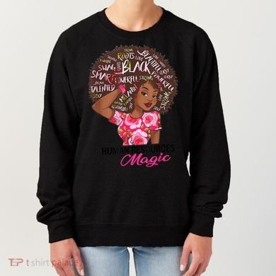 Proud Human Resources That Magic Black Afro HR Job Pride Women's Sweatshirt