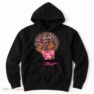Proud Human Resources That Magic Black Afro HR Job Pride Hoodie