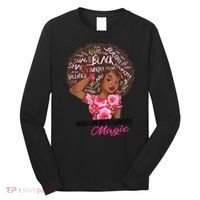 Proud Human Resources That Magic Black Afro HR Job Pride Long Sleeve Shirt thumb 0