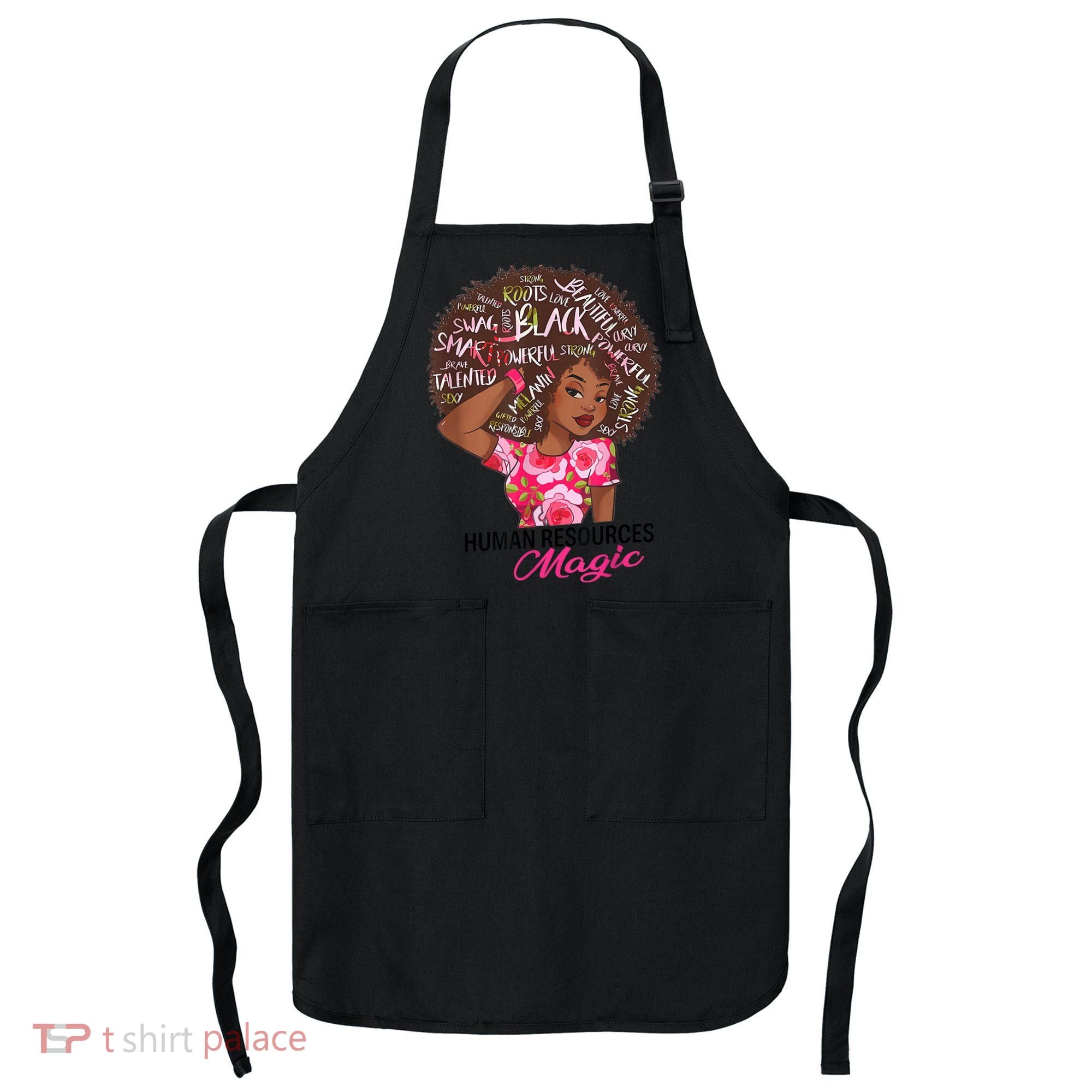 Proud Human Resources That Magic Black Afro HR Job Pride Apron