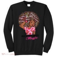 Proud Human Resources That Magic Black Afro HR Job Pride Sweatshirt thumb 0