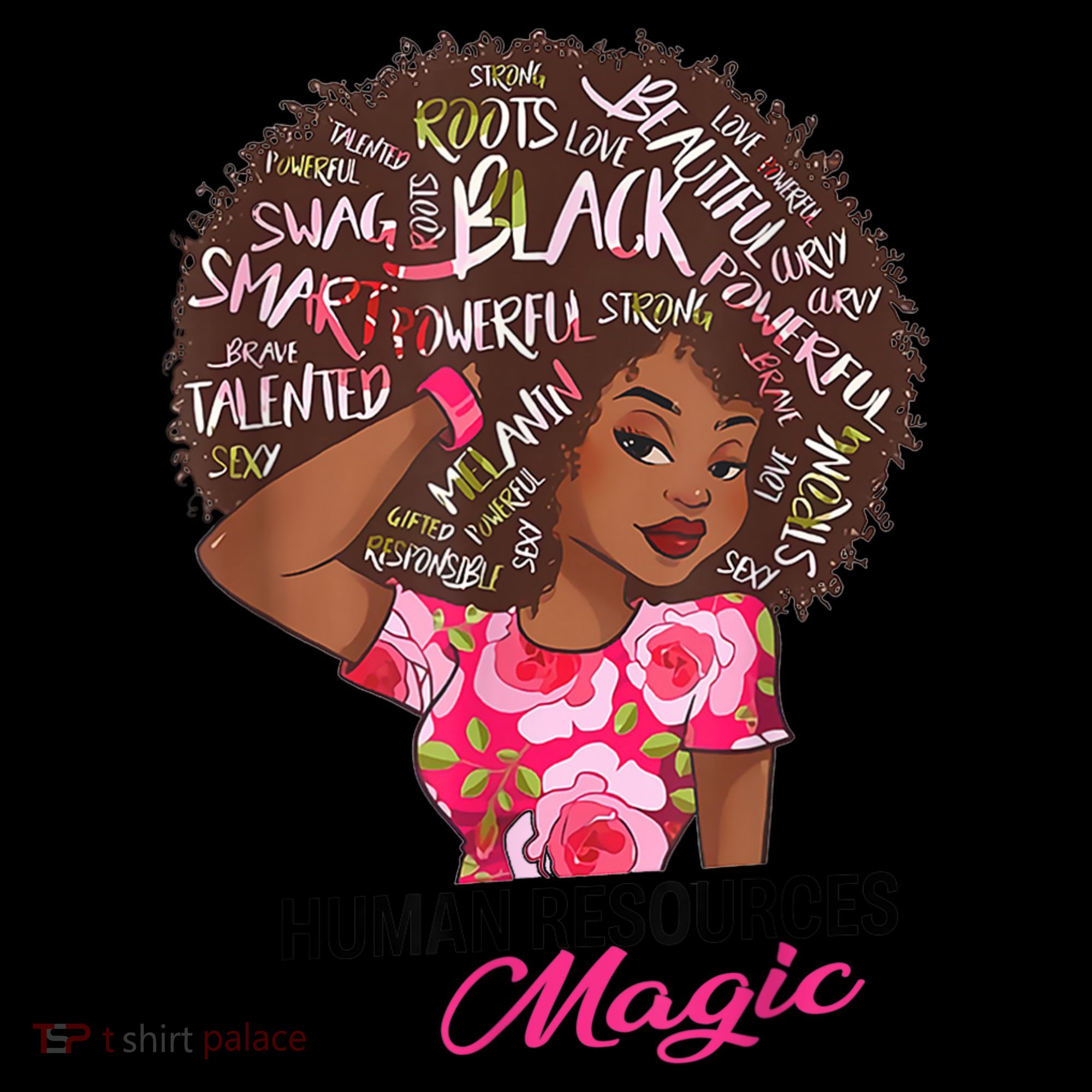 Proud Human Resources That Magic Black Afro HR Job Pride Sweatshirt