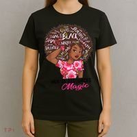 Proud Human Resources That Magic Black Afro HR Job Pride T-Shirt thumb 4