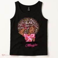 Proud Human Resources That Magic Black Afro HR Job Pride Tank Top thumb 2