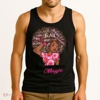 Proud Human Resources That Magic Black Afro HR Job Pride Tank Top thumb 3