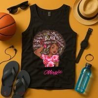 Proud Human Resources That Magic Black Afro HR Job Pride Tank Top thumb 4