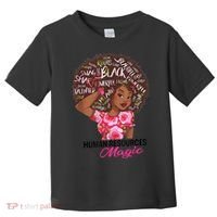 Proud Human Resources That Magic Black Afro HR Job Pride Toddler T-Shirt thumb 0