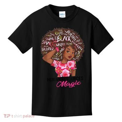 Proud Human Resources That Magic Black Afro HR Job Pride Kids T-Shirt