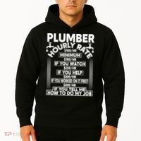 Plumber Hourly Rate Hoodie thumb 2